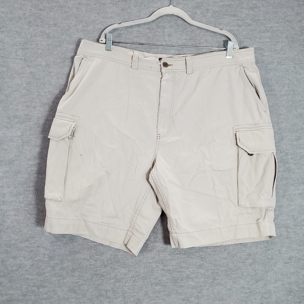 VINTAGE Polo Ralph Lauren Men Shorts 42 Beige Cargo Outdoor Hiking 67 Chino READ